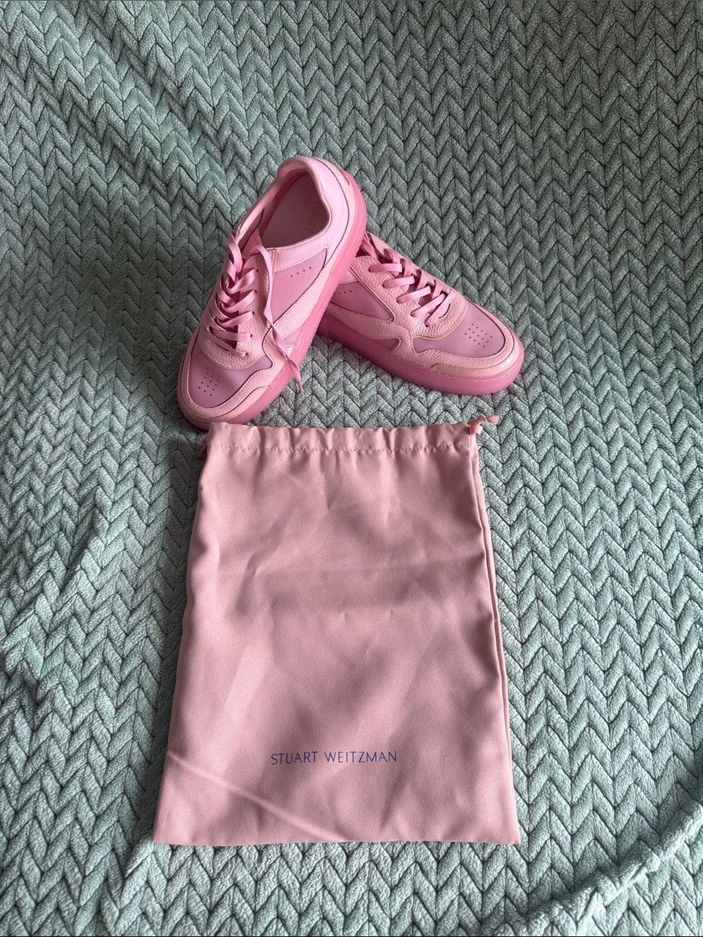 Stuart Weitzman Bubblegum Pink Women's Sneaker Trainers